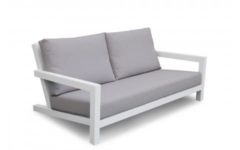 Banquette salon Epsilon tissu Sunbrella | lux-garden.fr by