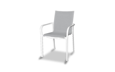 Fauteuil empilable Iris | lux-garden.fr by Nicolazi Design