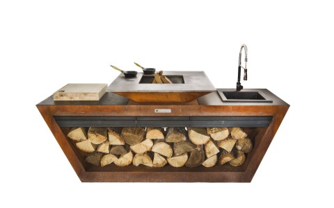 Cuisine roulante QUADRO - GAS version | lux-garden.fr by